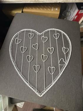 Hartvormige foto rek