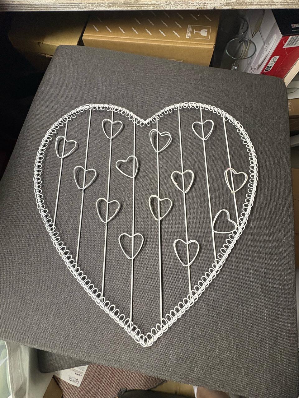 Hartvormige foto rek