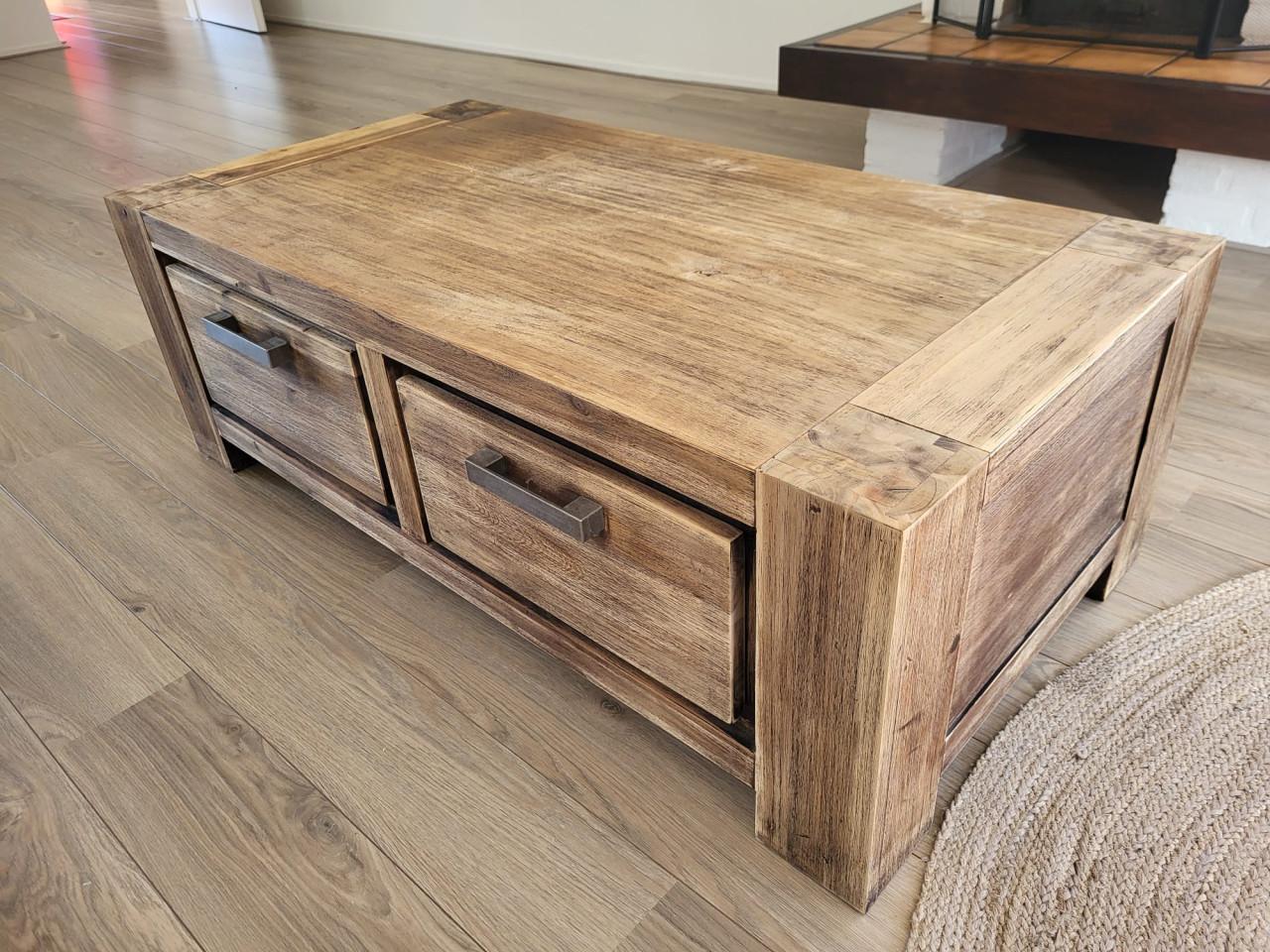 Eettafel en salontafel