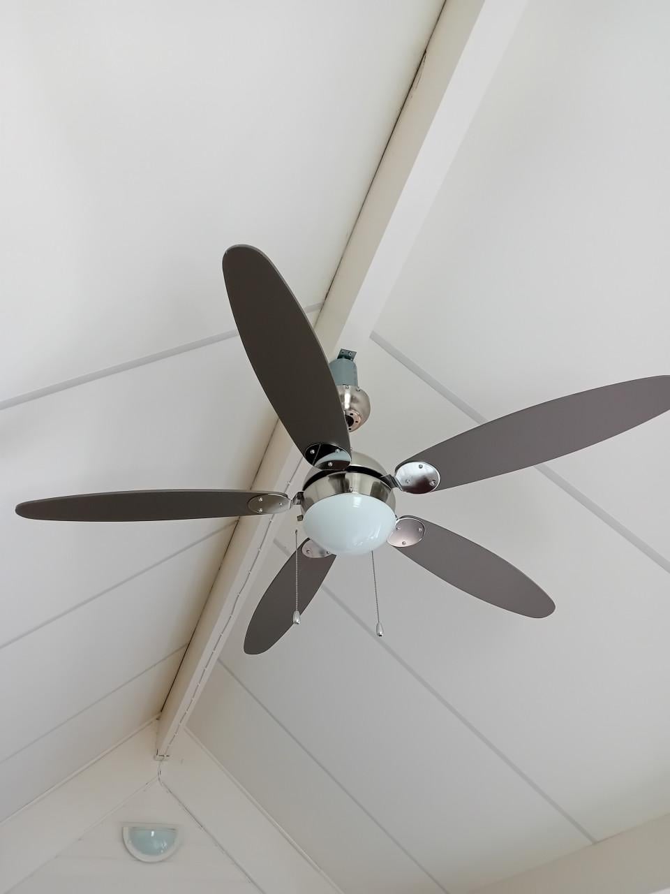 Plafondventilator met lamp