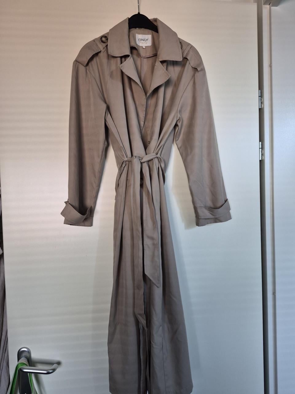 Lange beige zomerjas Only