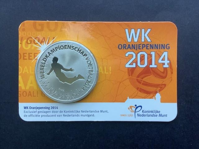 Coincard WK Oranjepenning 2014.