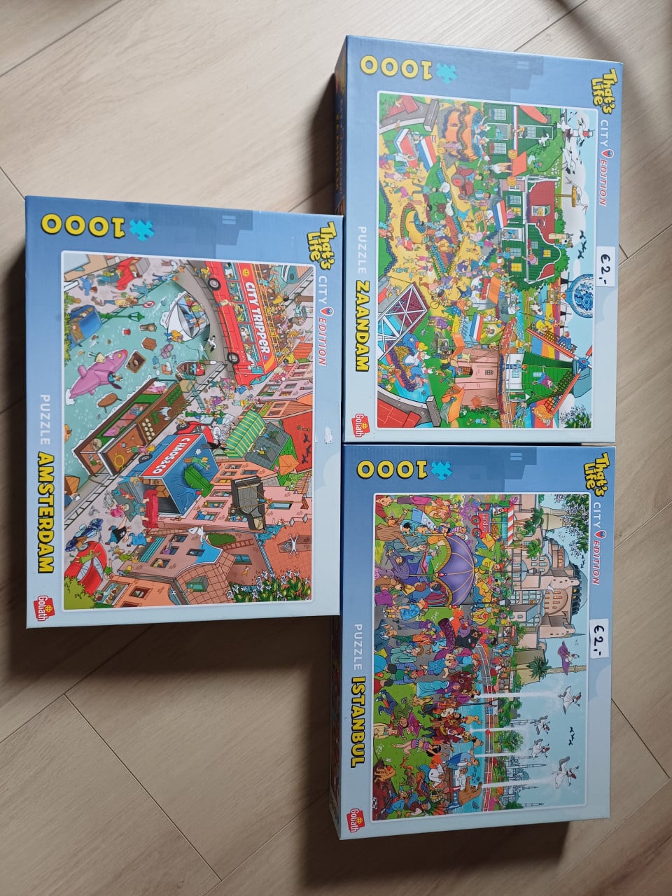 Puzzels 1000 stukjes