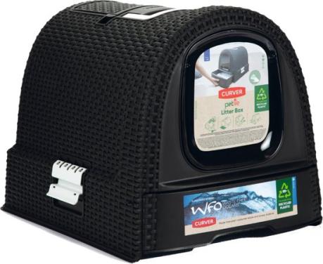 Nagenoeg NIEUWE CURVER Kattenbak met Schep en Deurtje IZGS!!