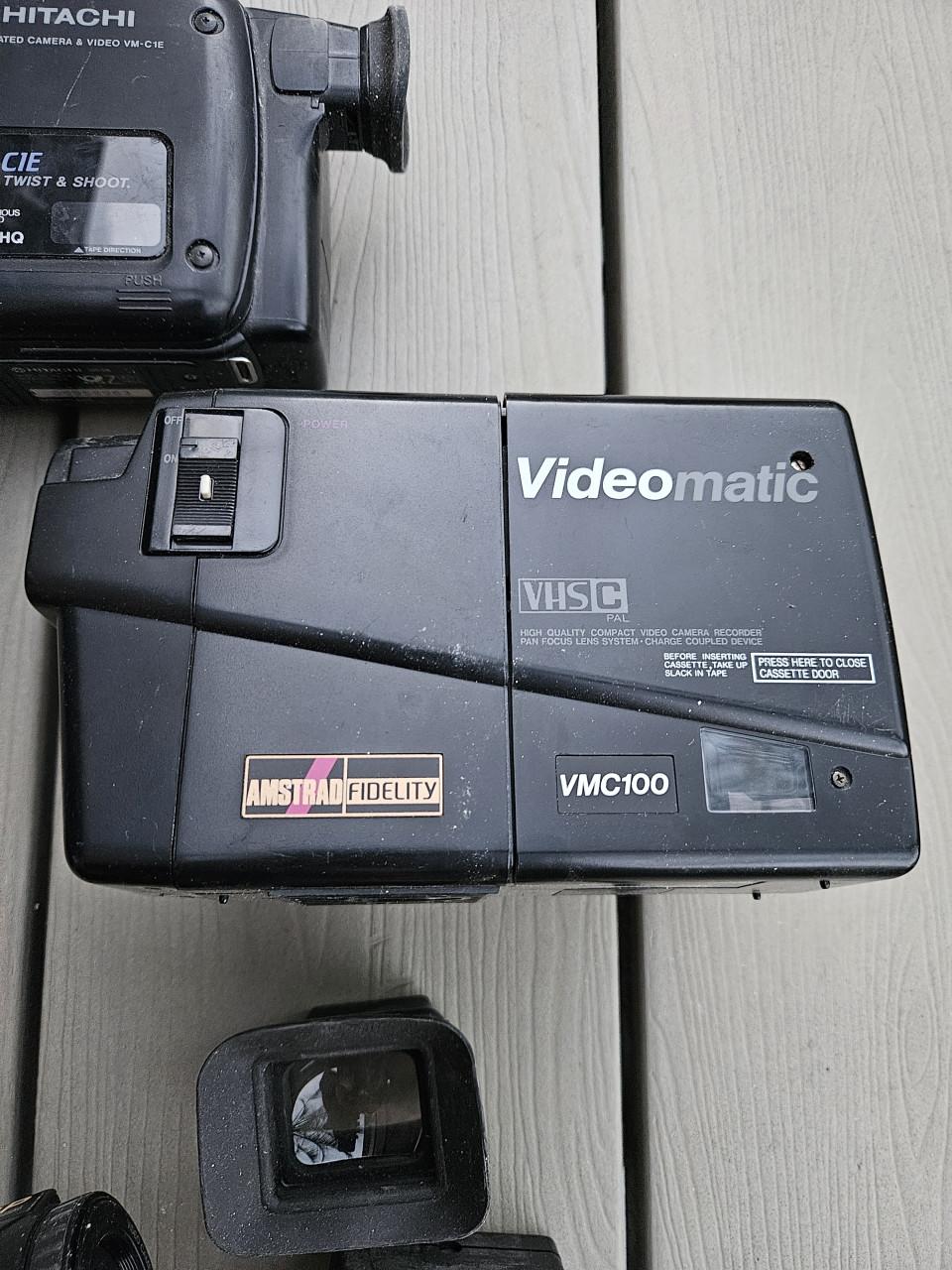Vintage Videocamera Collectie: Samsung, Medion, Hitachi