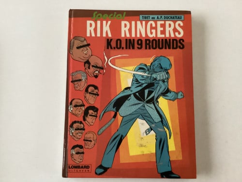 Rik Ringers. Special.    K.O. IN 9 ROUNDS.         Harde kaft.