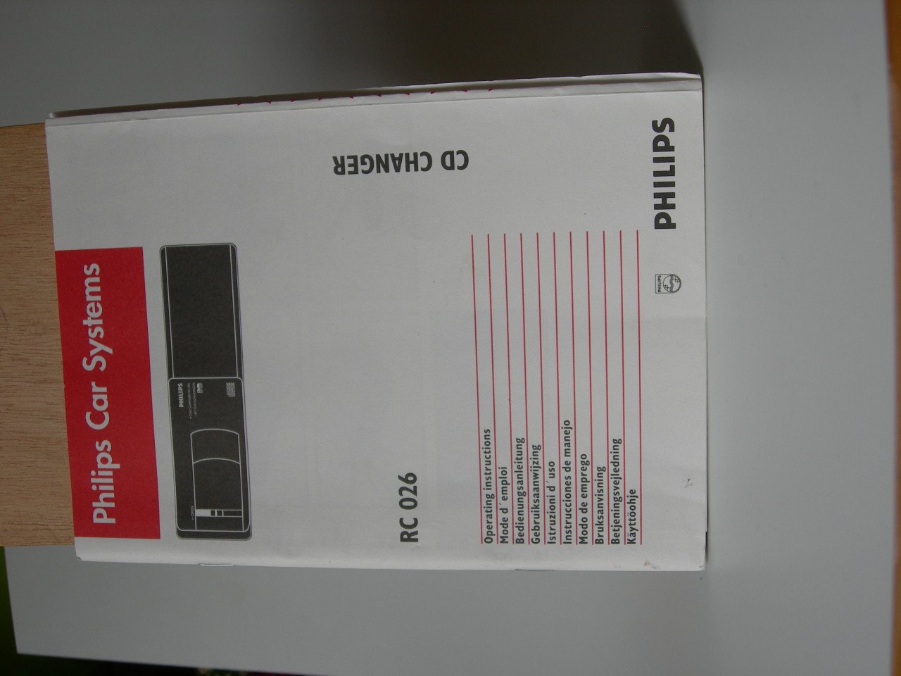 Philips autoradio + cd-wisselaar