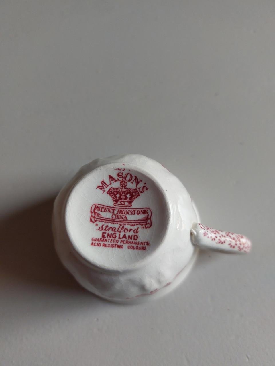 Vintage  kopjes rekje