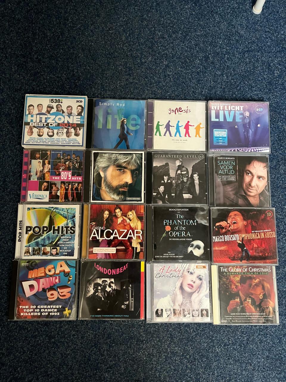 CD’s 1 euro per stuk