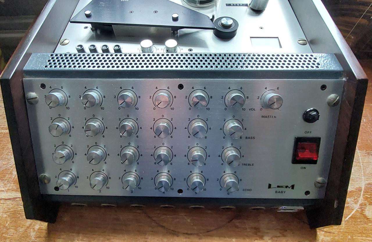LEM BABY tape echo mixer amplifier in flight case