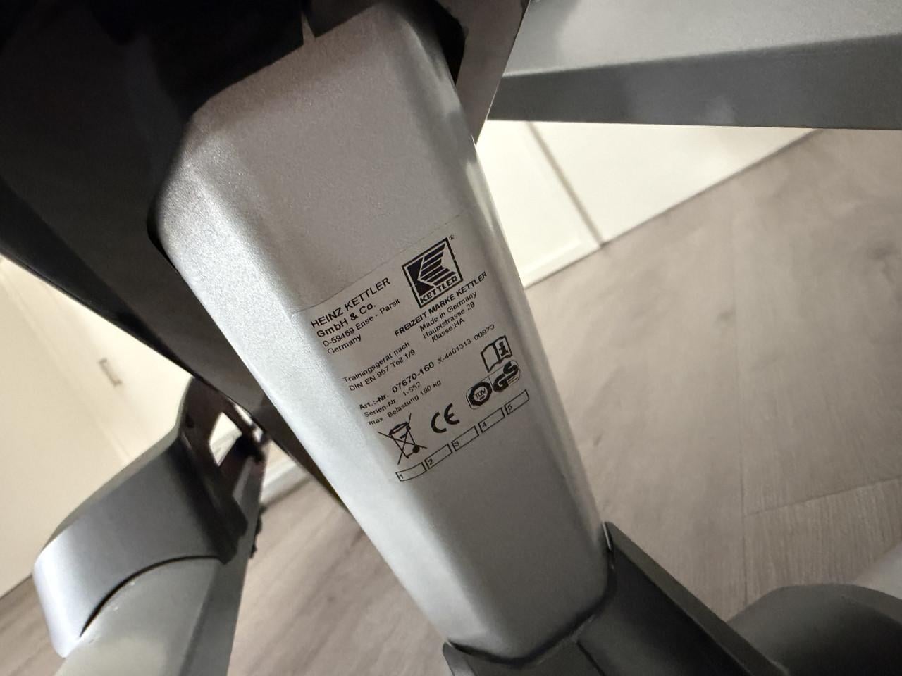 Kettler unix-e ergometer crosstrainer