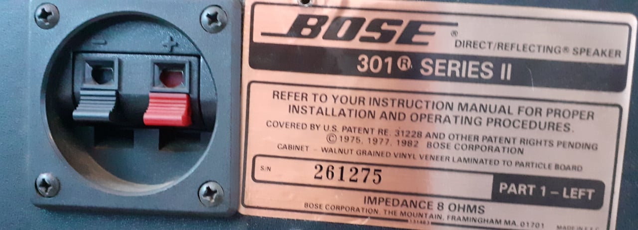 Bose direct reflecting speakerset 301 Series II