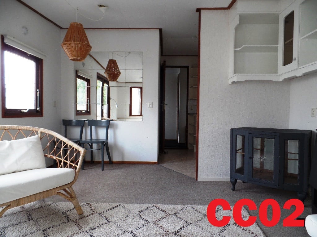 Diverse stacaravans en chalets met gespiegelde indeling tot 6 pers te koop