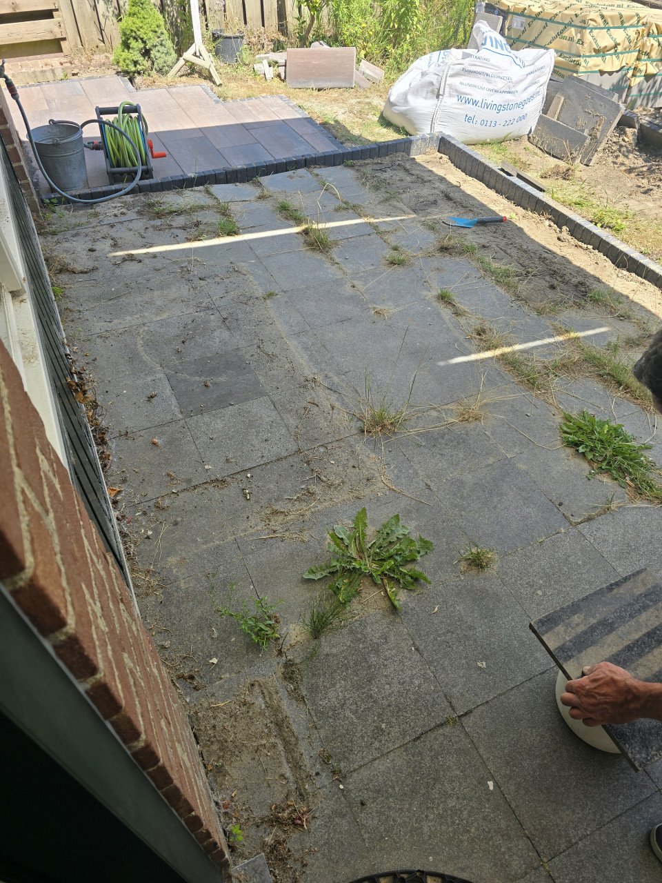 Gratis grafiet tuin tegels