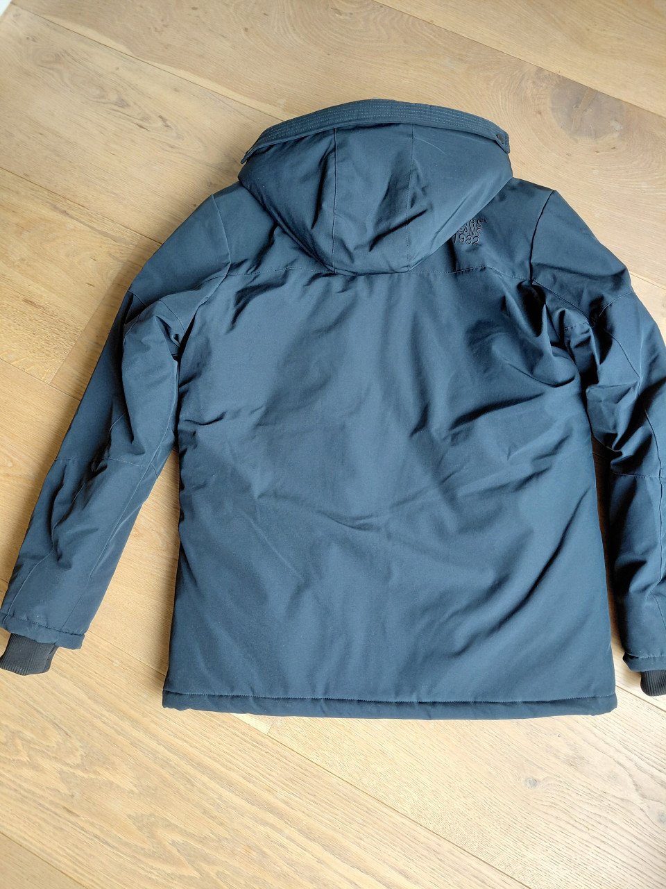 Heren winterjas, maat L, kleur blauw, merk Cars Jeans
