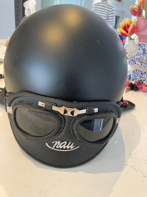 Stoere Bromfiets Helm