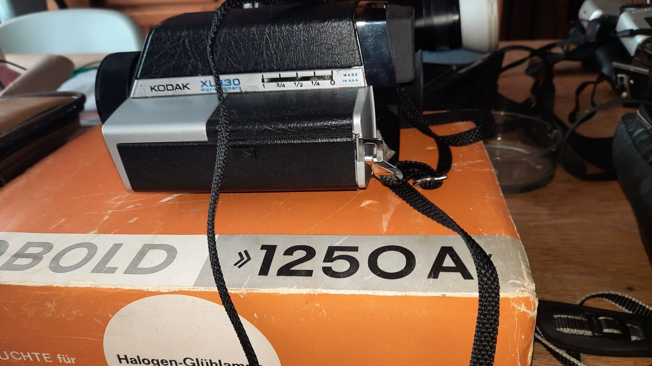 Een tas vol analooge camera's