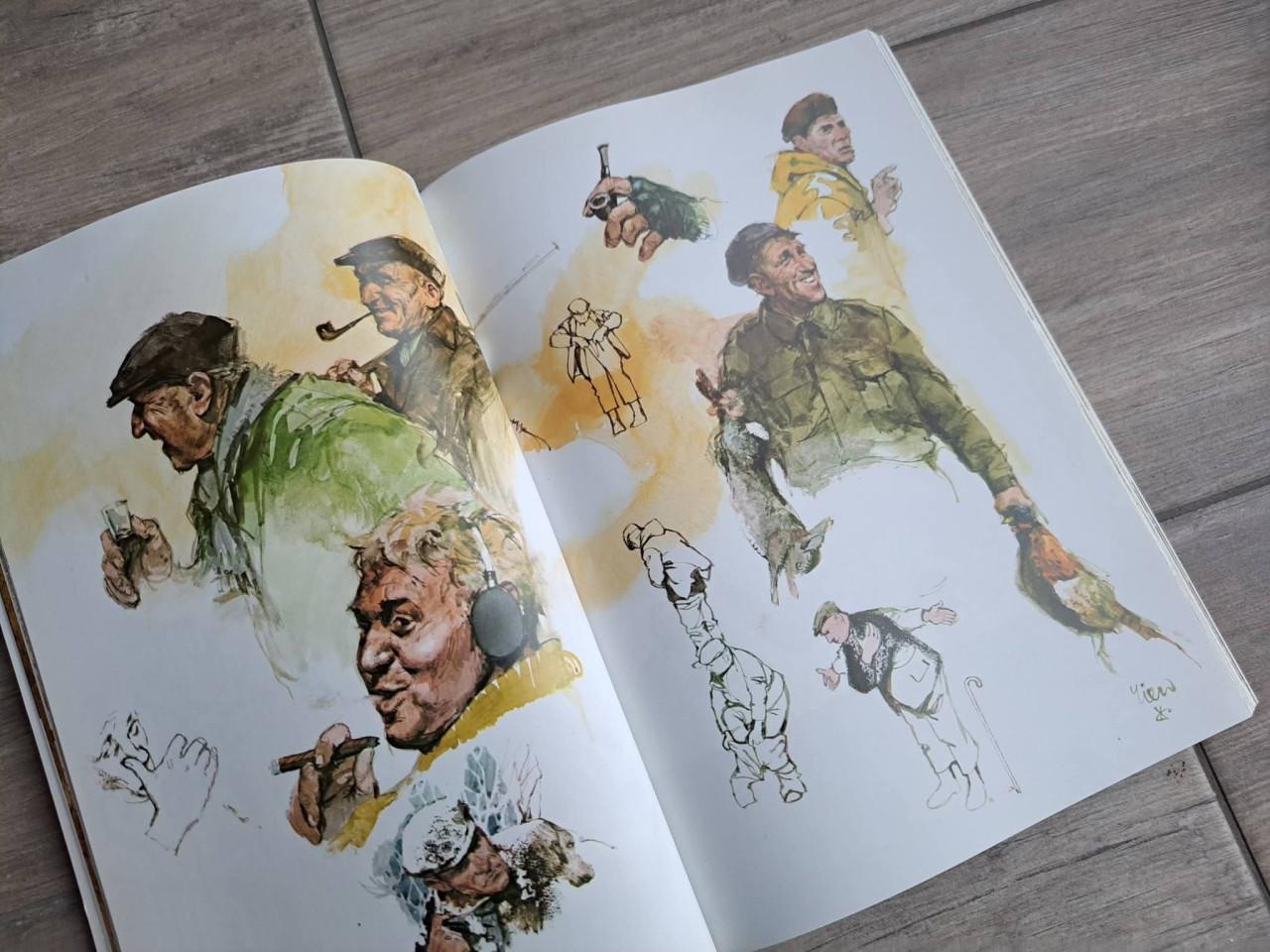 Jachttekeningen van Rien Poortvliet