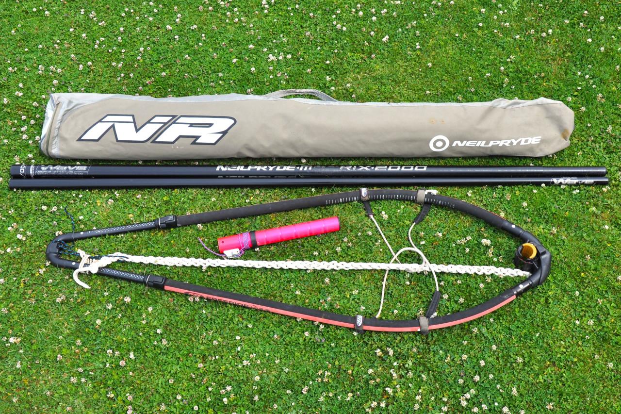 4.5 m2 NeilPryde NR Wave set (zeil, mast, giek)