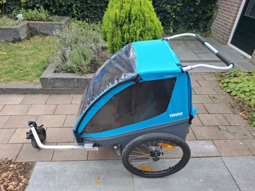 Fietskar thule blauw