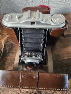 Vintage Agfa Isorette Camera met Meter, opvouwbare balgcamera