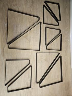 Industriële wandrek en planken houders