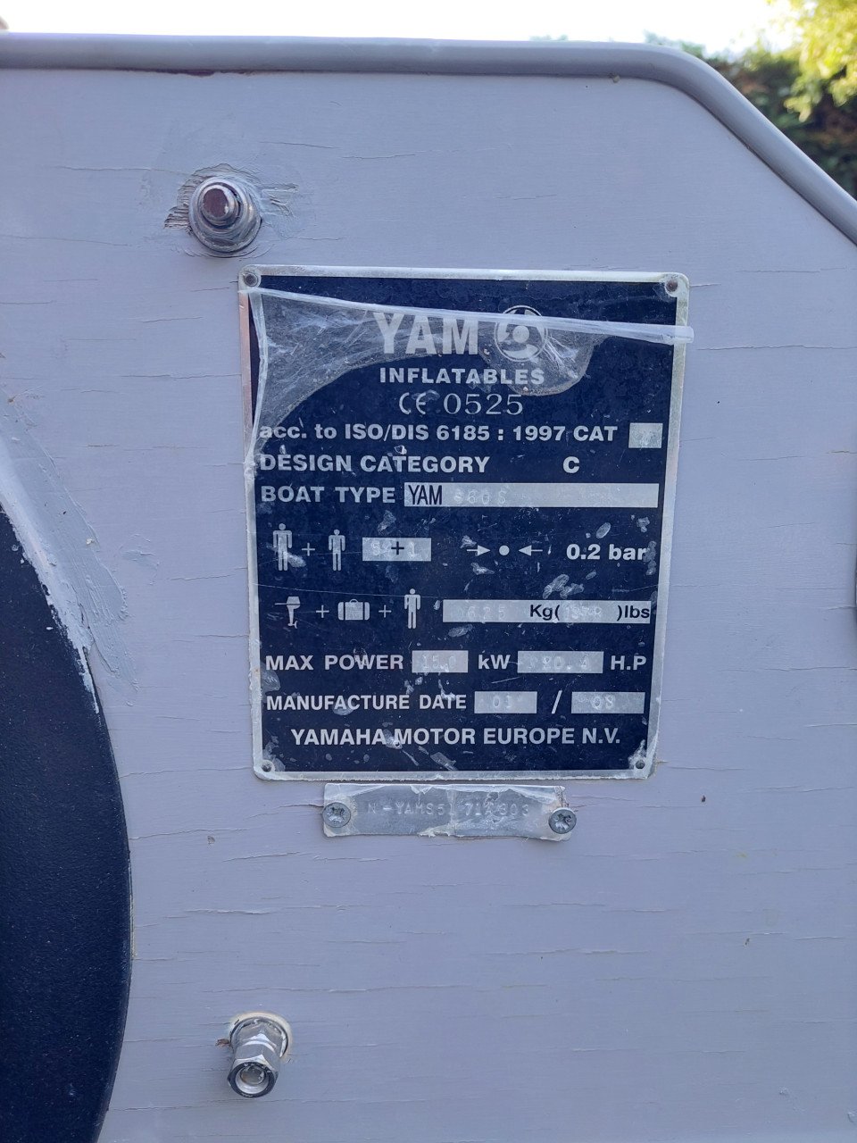 YAM 360 S Met Suzuki15 pk motor