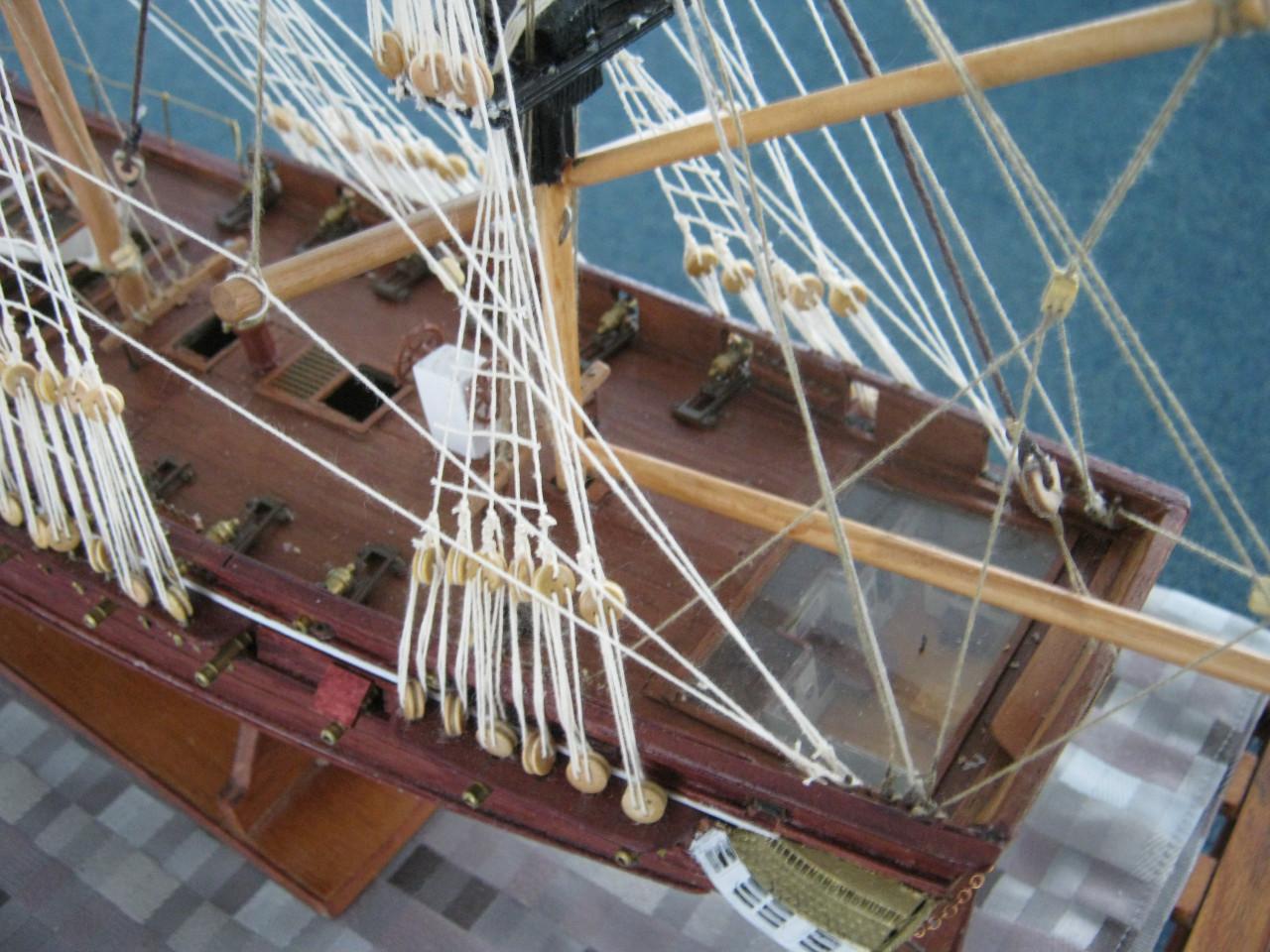 Modelschip Constitution.