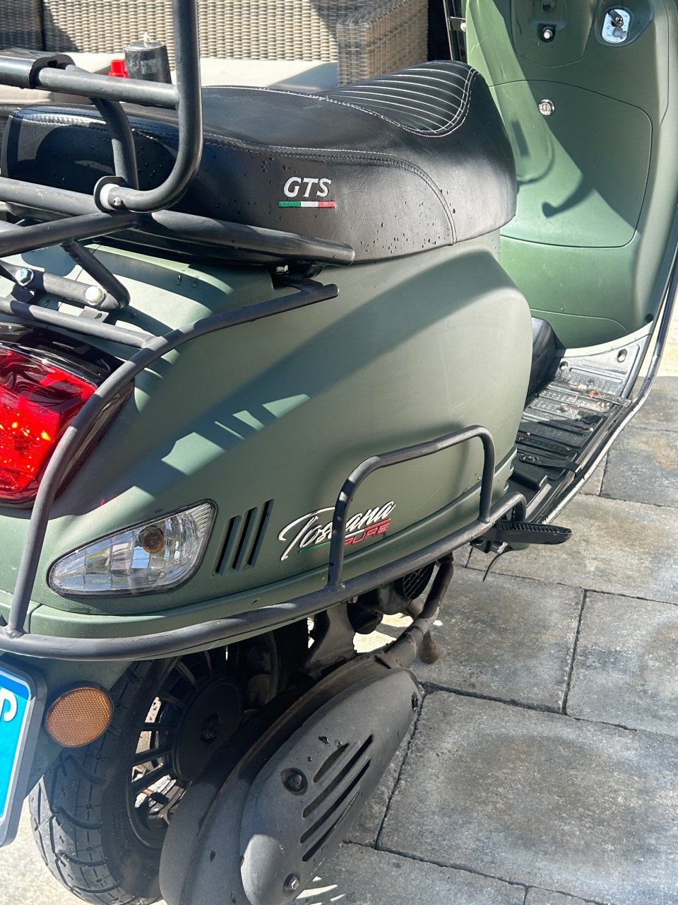 GTS toscana pure scooter mat groen