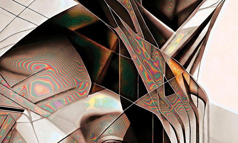 " Unreal " Unieke editie 1/1 - Digitaal schilderij/Giclee -  60x60x2 cm