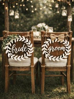 Bruiloft - hangers Bride & Groom