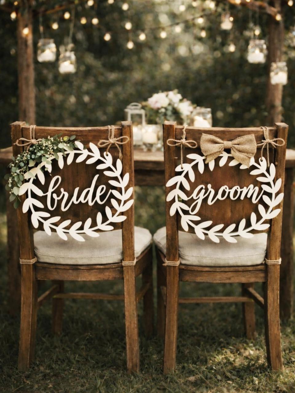 Bruiloft - hangers Bride & Groom