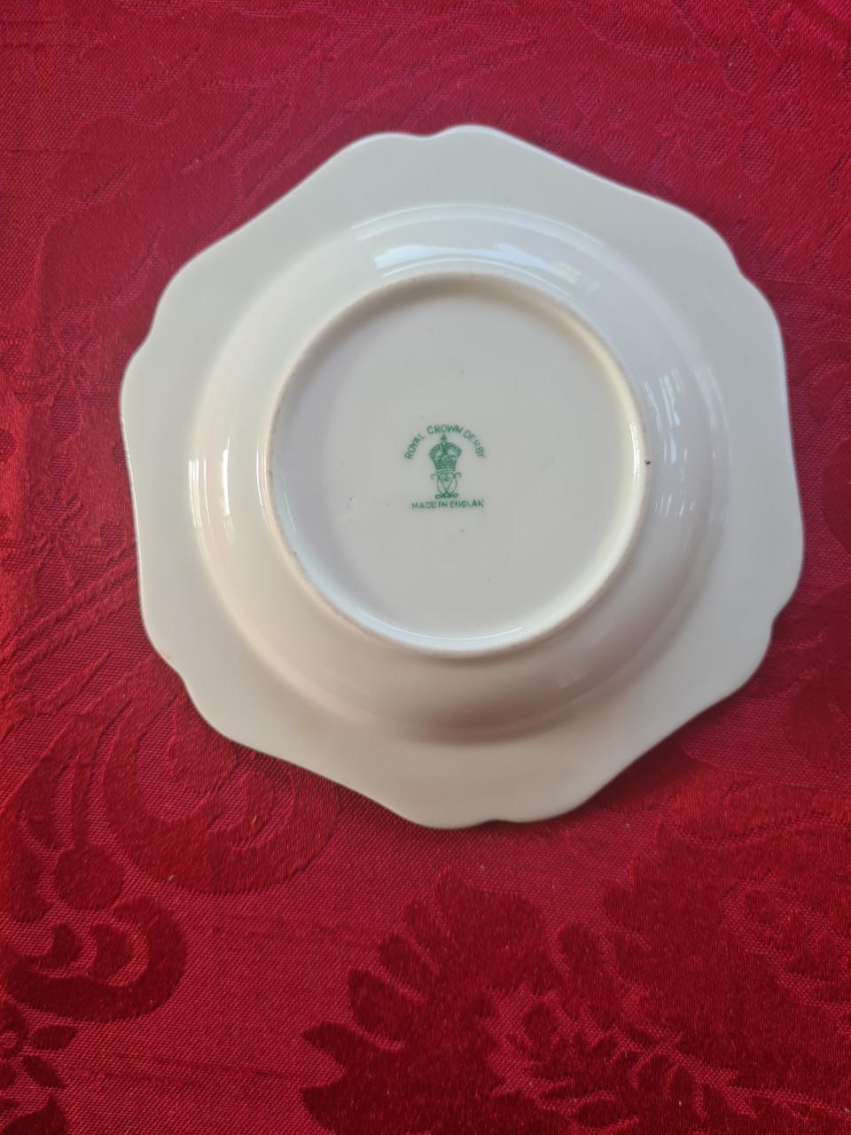 Vintage porseleinen bonbonschaaltje Goudluster