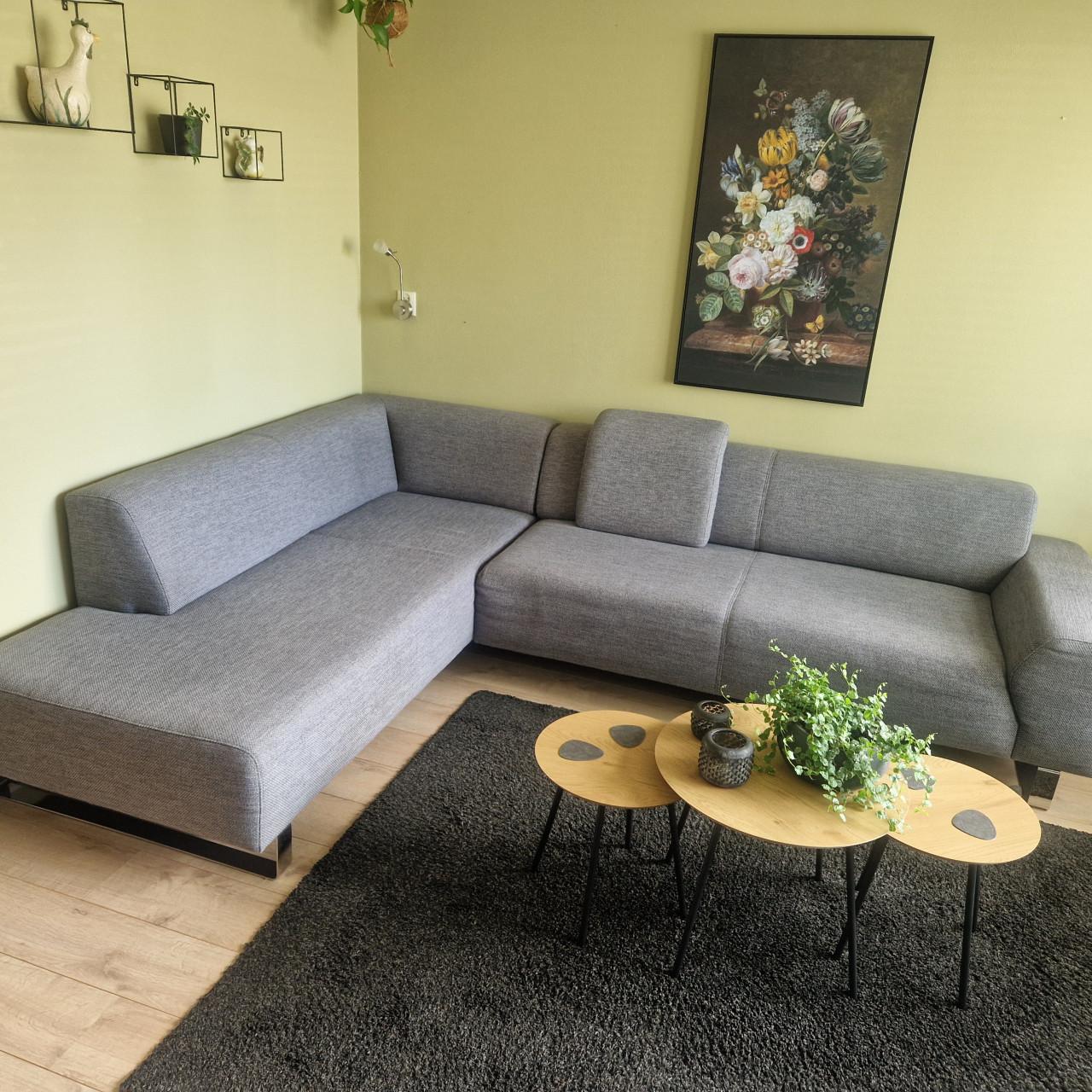 Bank, tv kastje en 2 salon tafeltjes