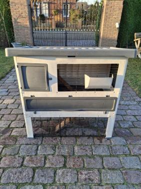Buitenhok voor cavia's/konijnen kunststof