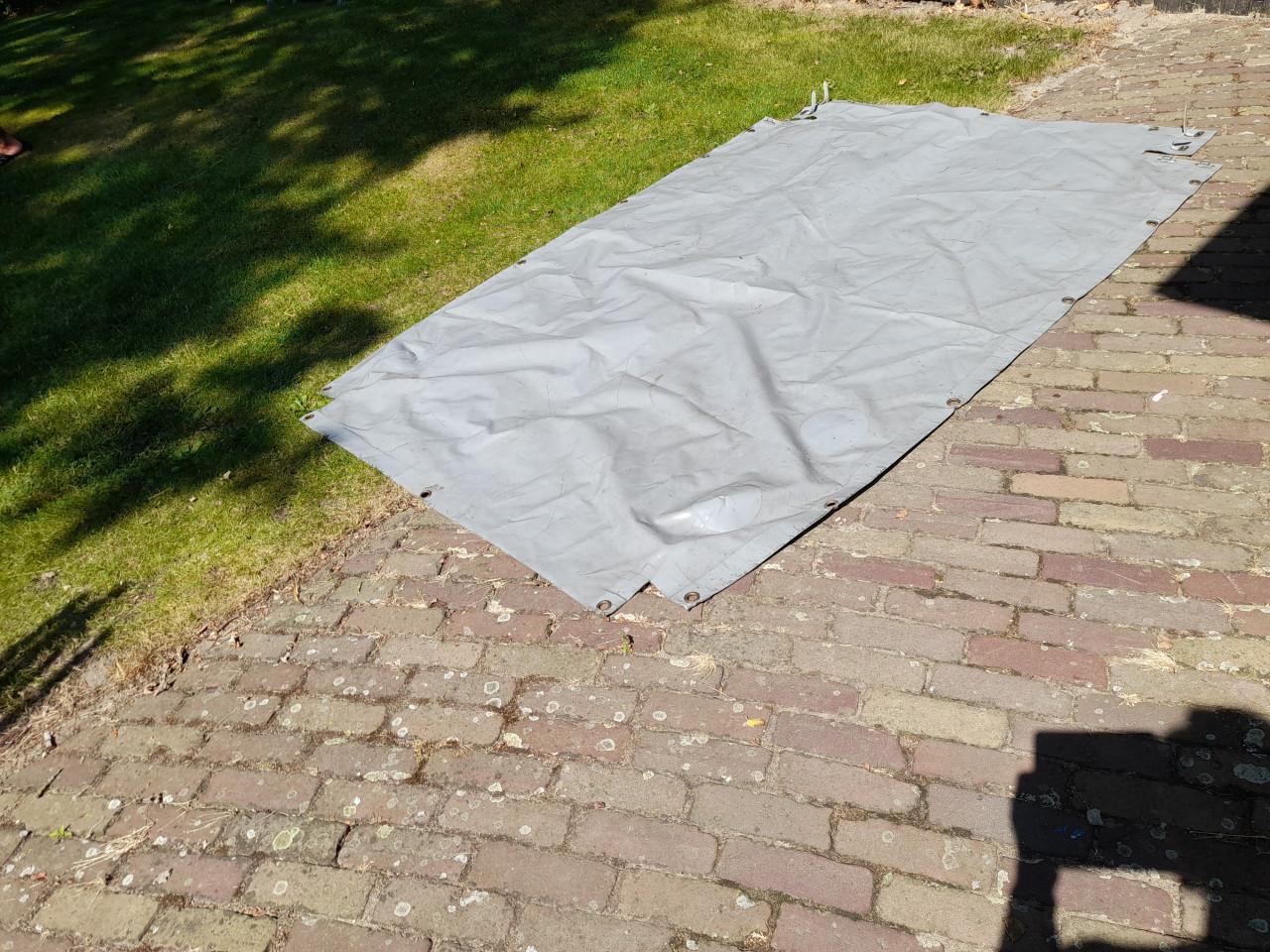 Aanhanger zeil (PVC) 145 x 225 ( in goede staat )