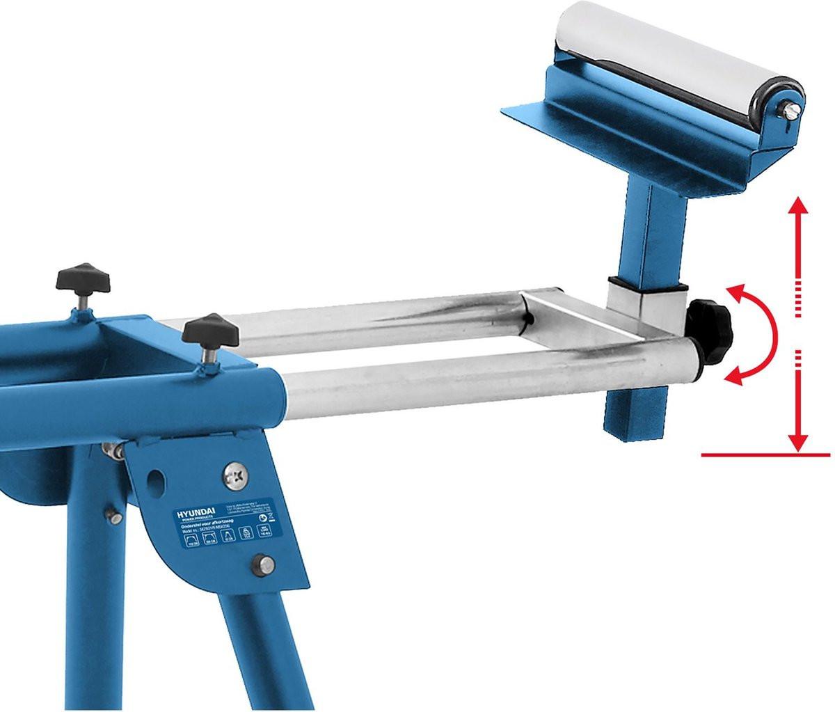 Afkortzaag Hyundai, mét onderstel. ACTIE!!!