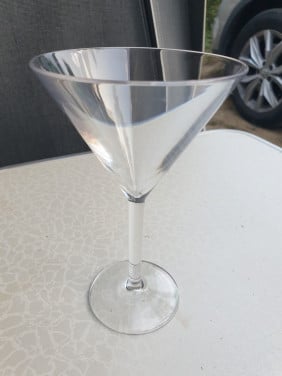 Martini glas kunststof