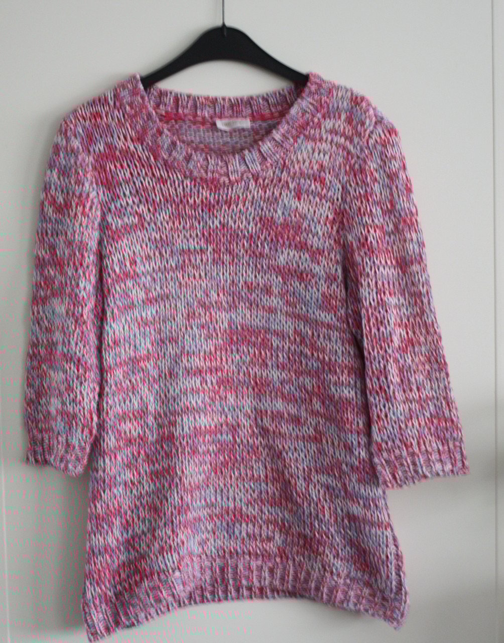 Gebreide trui lilla roze maat 40