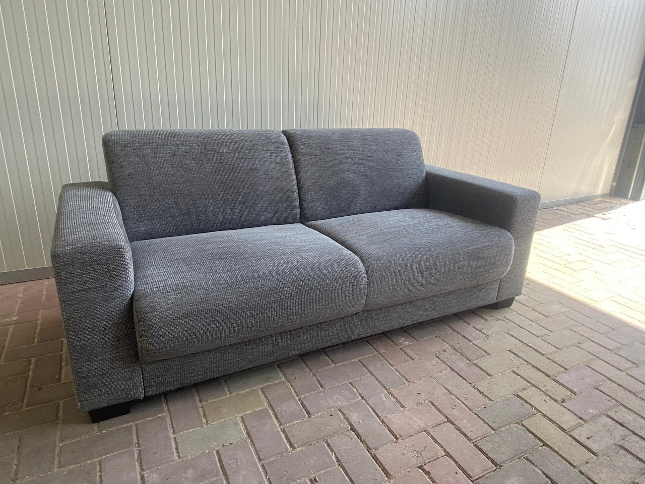 GRATIS LEVERING HEEL NL Moderne Grijs Stoffen 3-zits Bankstel