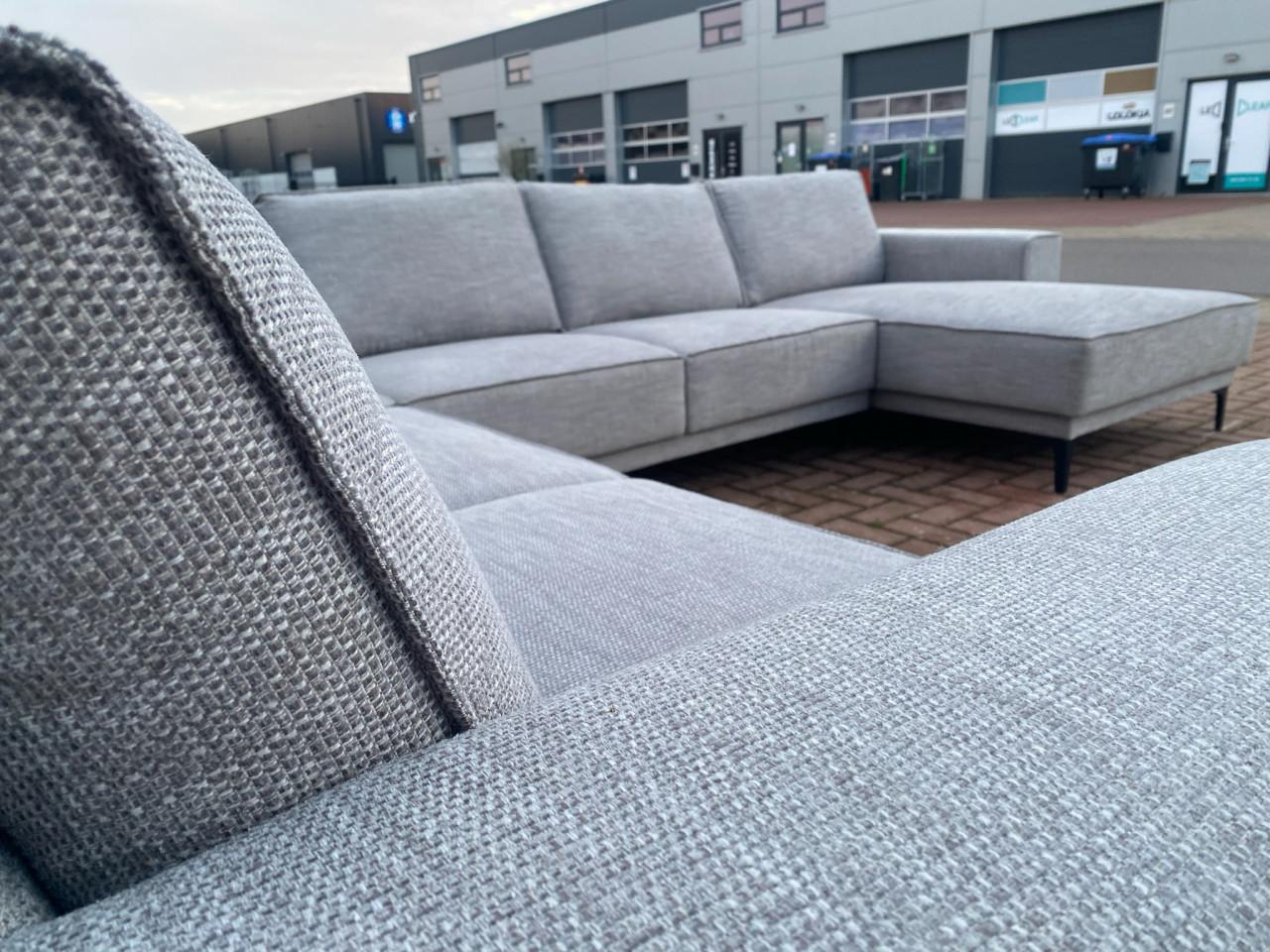 Grijs Stoffen U-bankstel -Luxe Comfort & Modern Design–Gratis levering NL