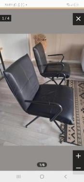 Lederen draaistoelen