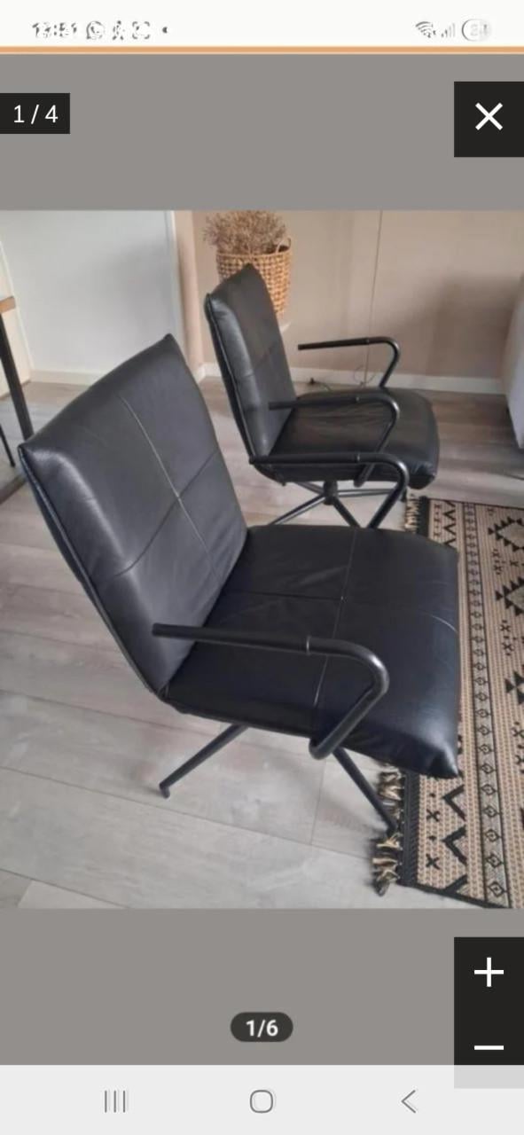 Lederen draaistoelen