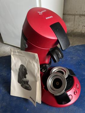 Philips senseo® original plus koffiepadmachine deep red Als nieuw