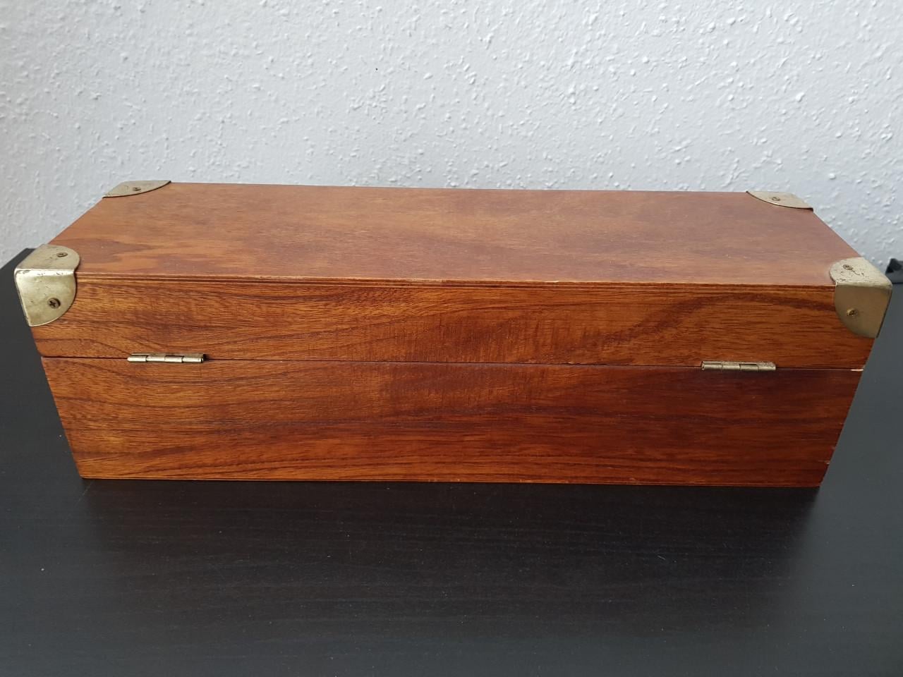Houten kistje 35,5 x 11 cm