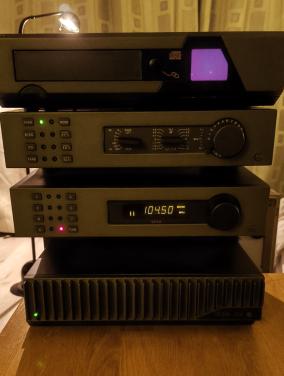Quad stereo set incl cd66 en luidsprekers - defect