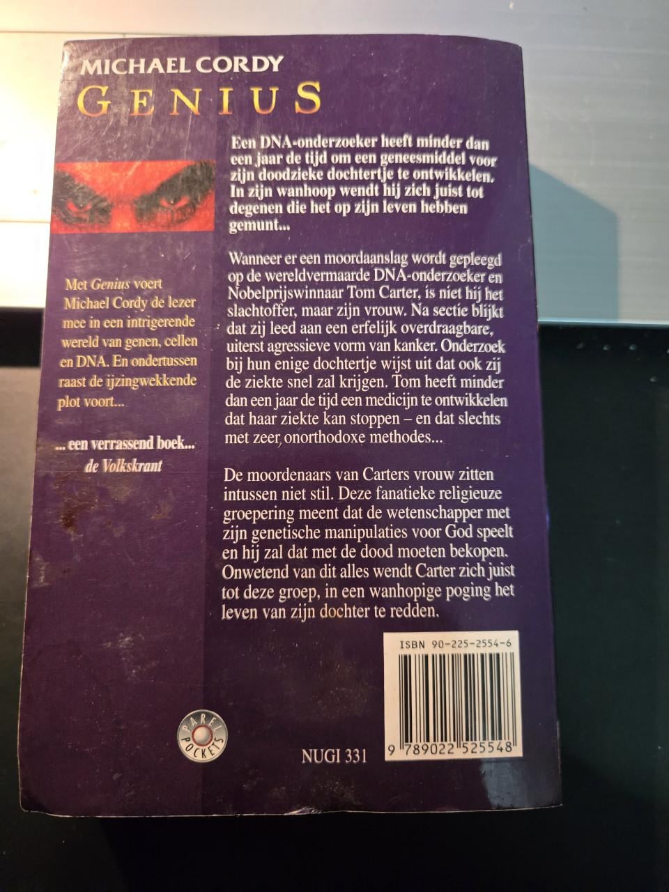 Boek: Genius ; Michael Cordy 3e druk 1997