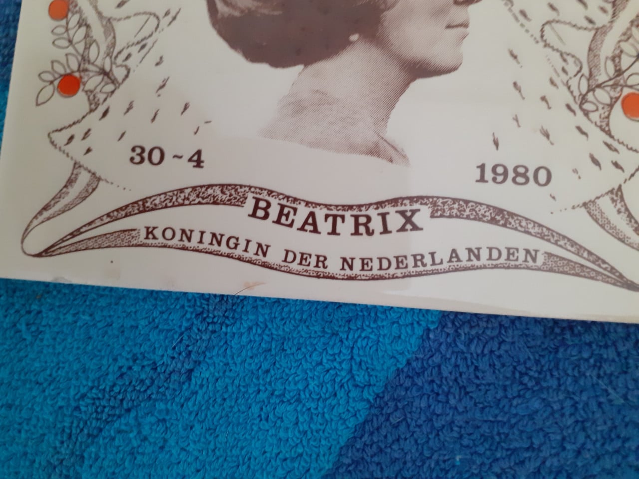 Wandtegel Beatrix.