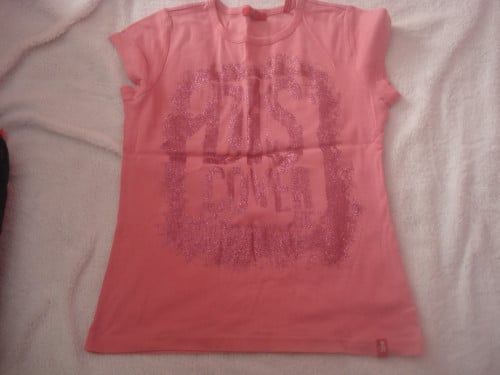 Meisjes t shirt roze 69