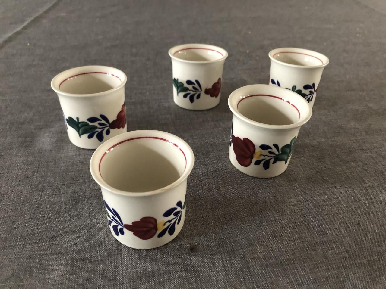 5 boerenbont eierdopjes